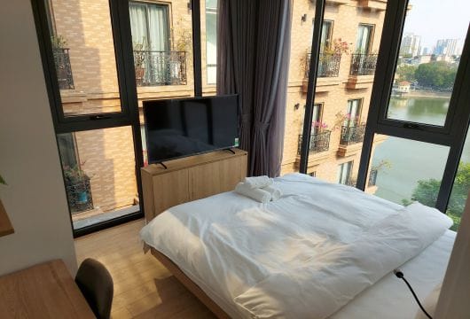 Ba Dinh区HLS Kim Maで日本人向け1LDK高級マンションを賃貸